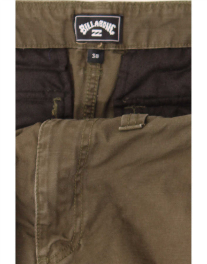 Billabong Mens Cargo Shorts W30 Medium Khaki