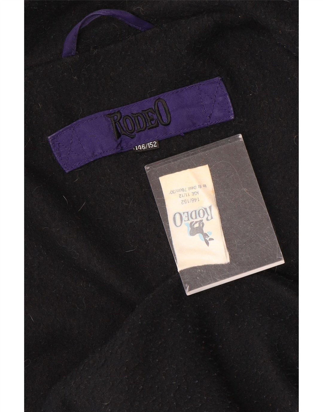 Rodeo Boys Windbreaker Jacket 11-12 Years Purple Colourblock Nylon