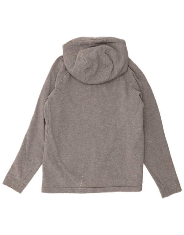 Felpa con cappuccio da uomo Nike Large in cotone grigio
