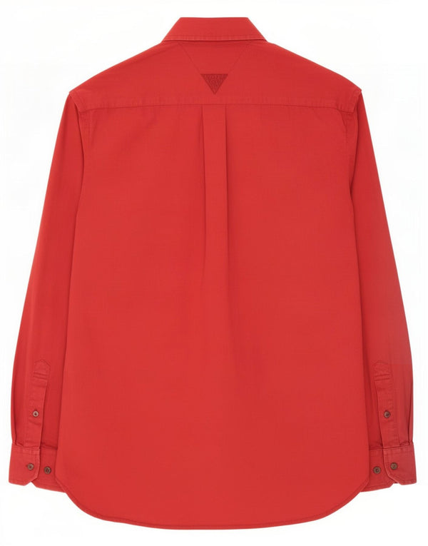 Tommy Hilfiger Chemise Homme Petit Rouge Coton
