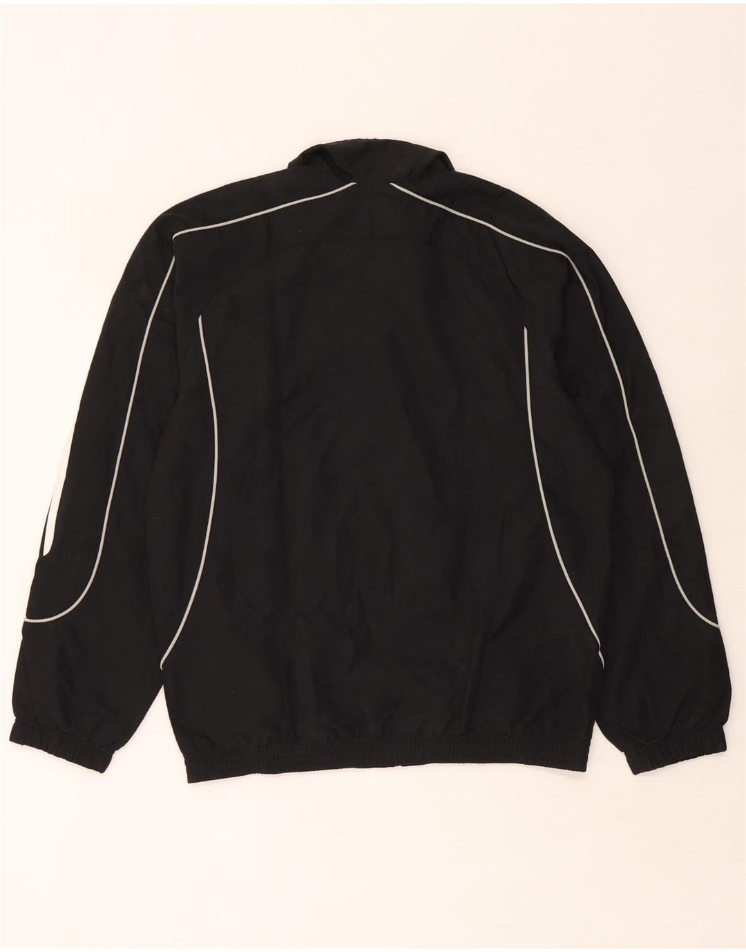 Adidas Herren Trainingsanzug Top Jacke UK 36/38 Small Schwarz Polyester