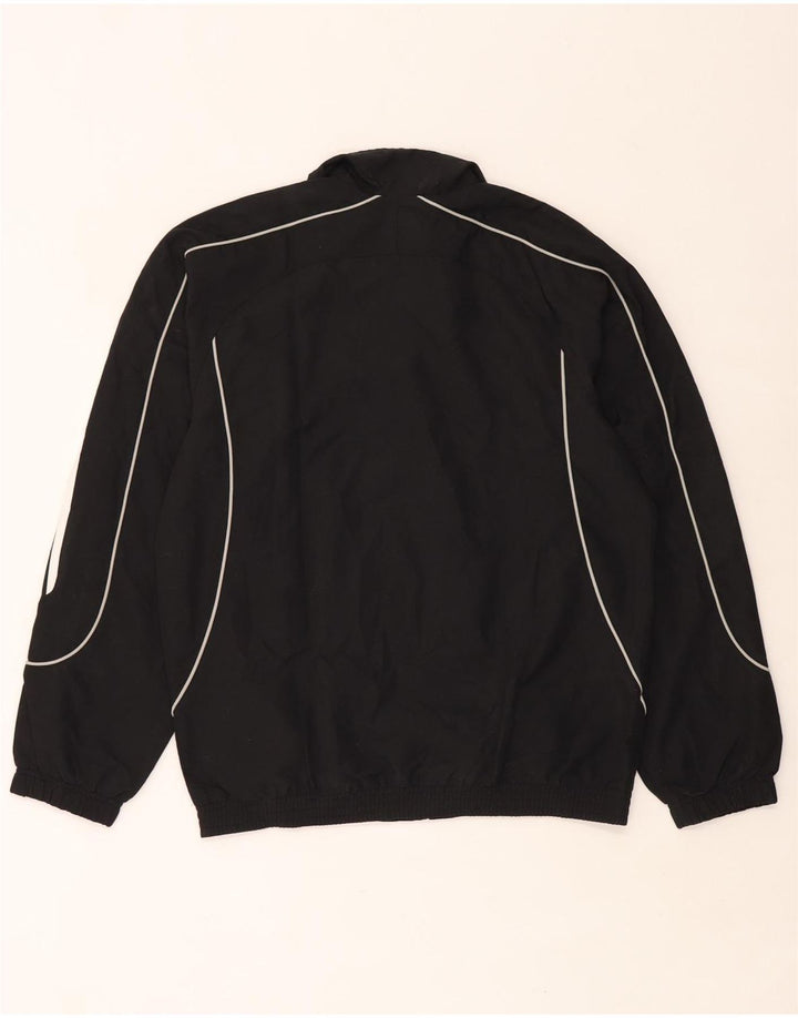 Adidas Herren Trainingsanzug Top Jacke UK 36/38 Small Schwarz Polyester