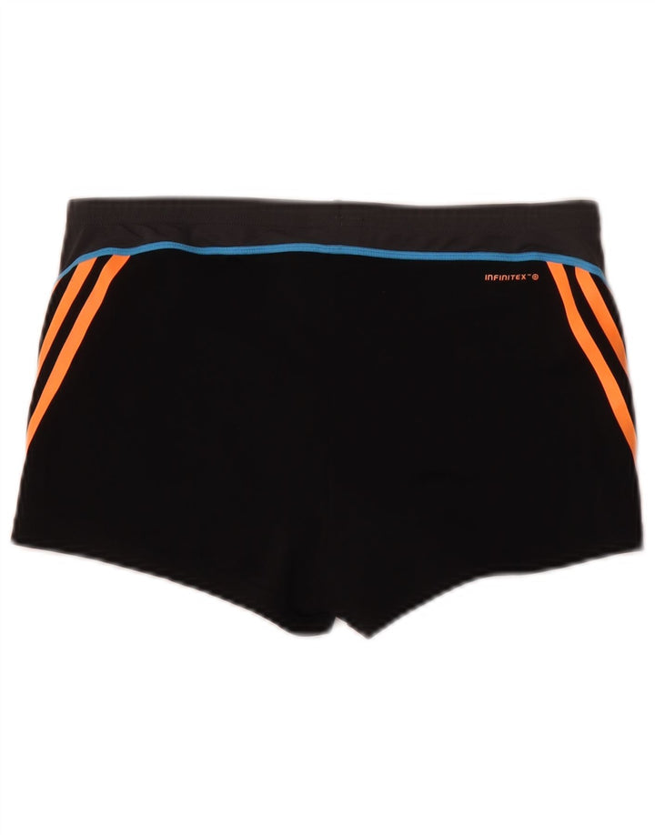 Adidas Mens Infinitex Swimming Shorts UK 38 Small Black Polyester