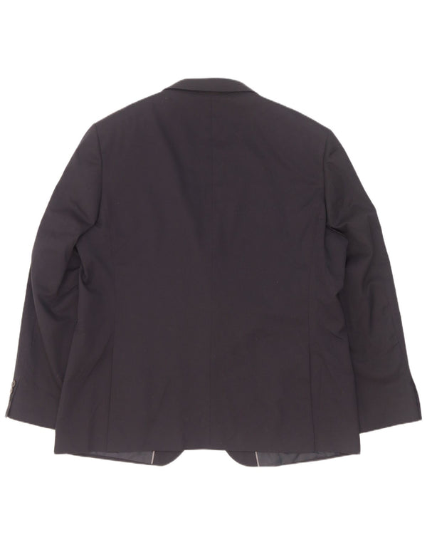 Marks & Spencer Veste blazer à 2 boutons pour homme UK 46 3XL Bleu marine Polyester