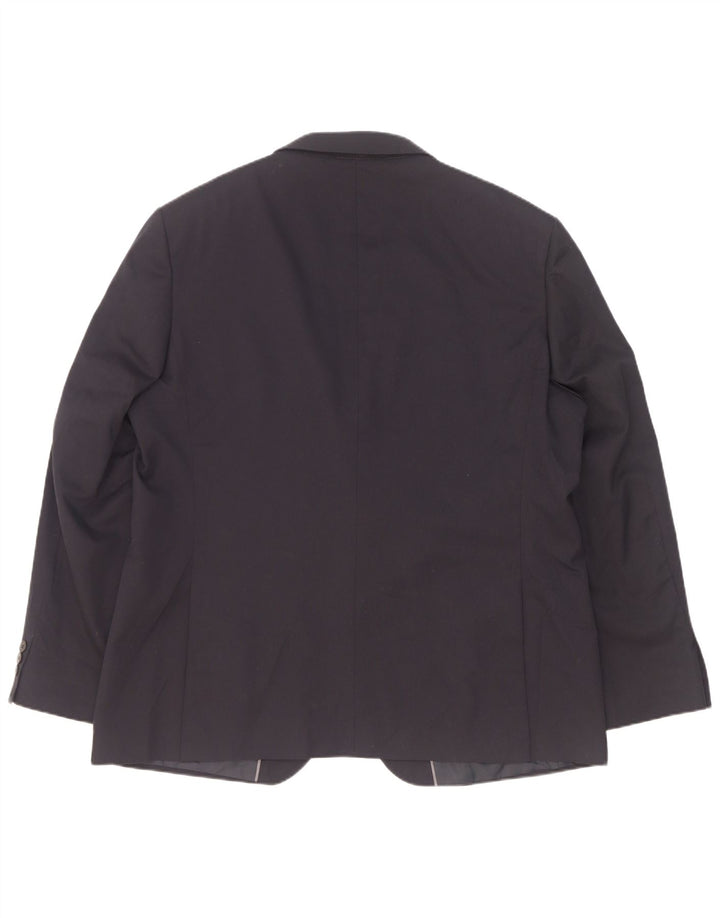 Marks & Spencer Herren-Blazer mit 2 Knöpfen, UK 46 3XL, Marineblau, Polyester