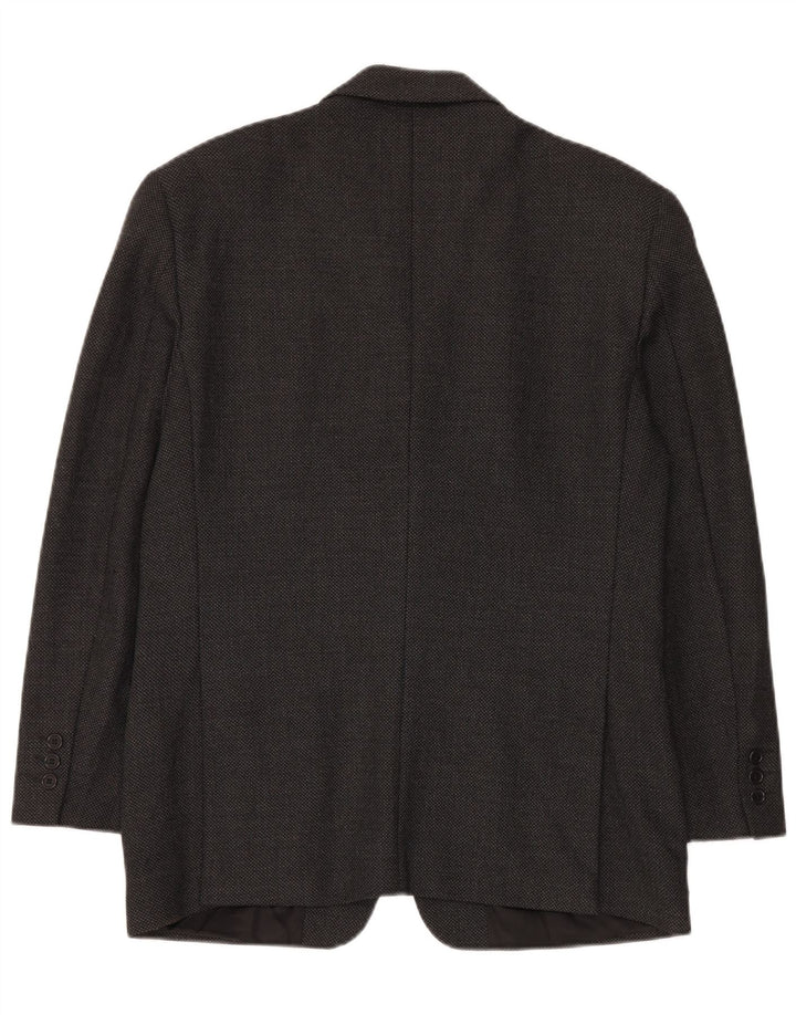 Byblos Herren-Blazerjacke mit 3 Knöpfen, EU 48, mittelgraue Wolle