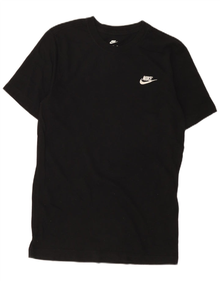 Nike Mens T-Shirt Top XS Black Cotton