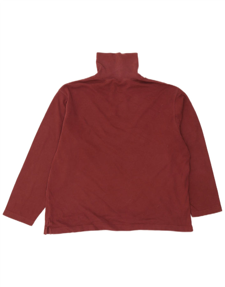 Marks & Spencer Dame Oversized Top Langærmet UK 16 Large Burgundy