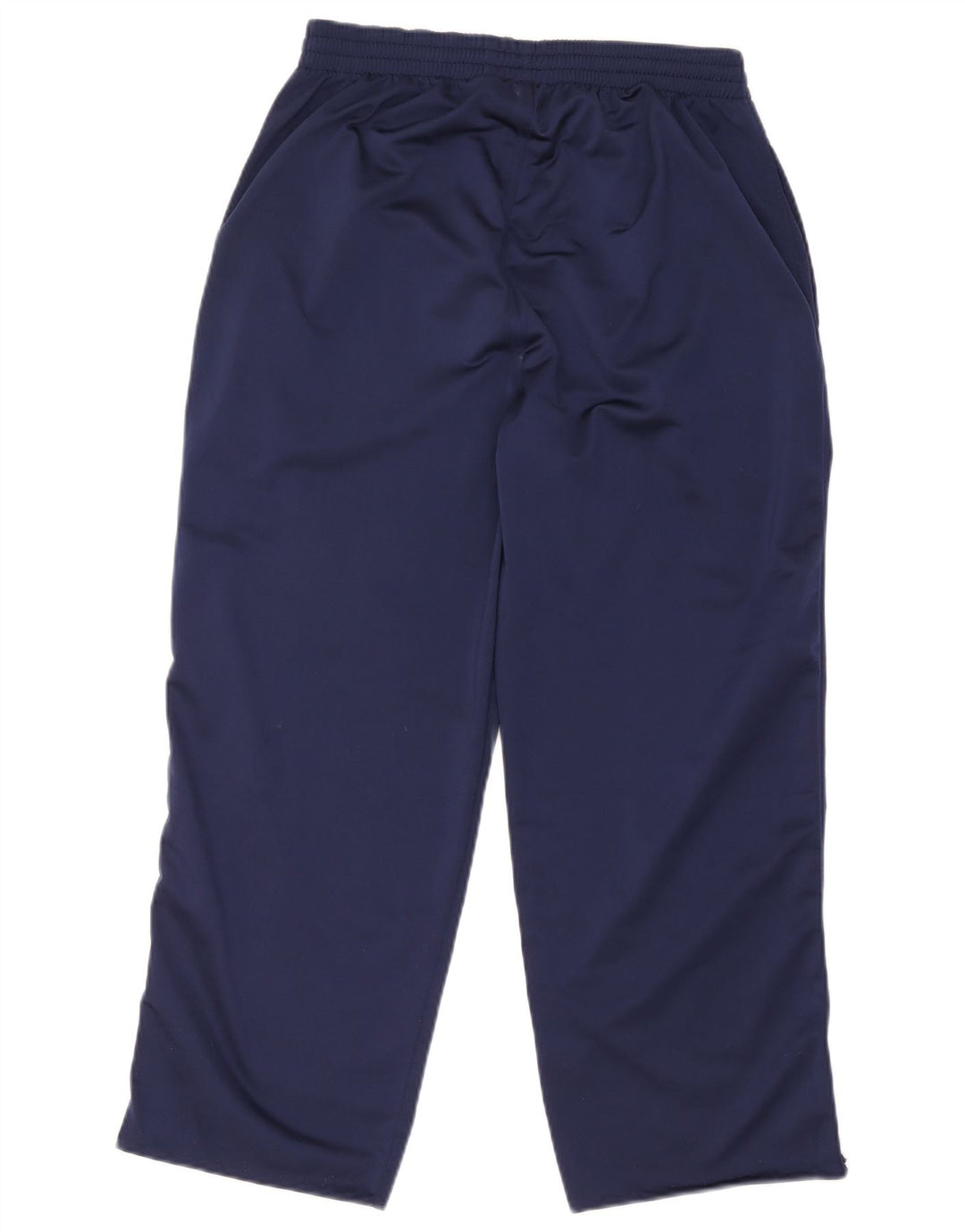 Asics Mens Crop Tracksuit Trousers Large Navy Blue Polyester