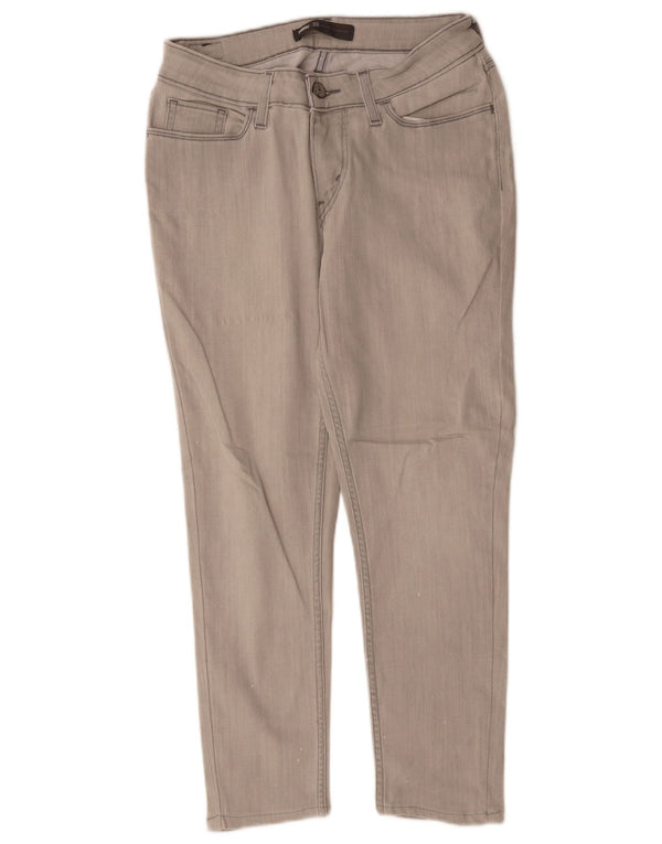Levi's Womens Cropped Jeans W28 L25 Grey Cotton