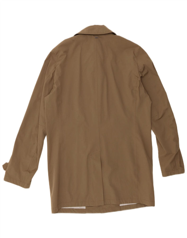 Liu Jo Trench Coat til mænd UK 36 Small Khaki Polyamid