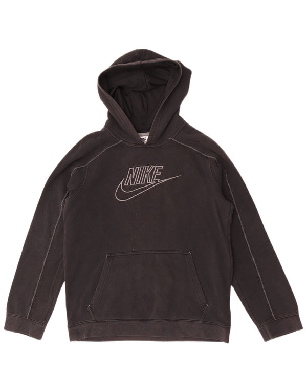 Nike Pull à capuche graphique pour garçon 13-14 ans XL Noir Coton