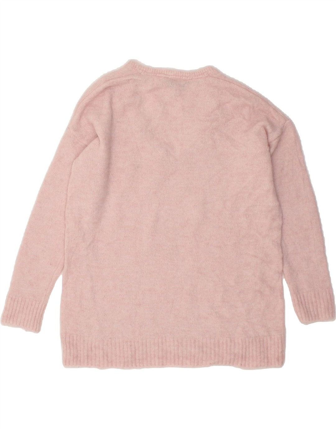 JOULES Womens V-Neck Jumper Sweater UK 10 Small Pink Polyamide Vintage Joules and Second-Hand Joules from Messina Hembry 