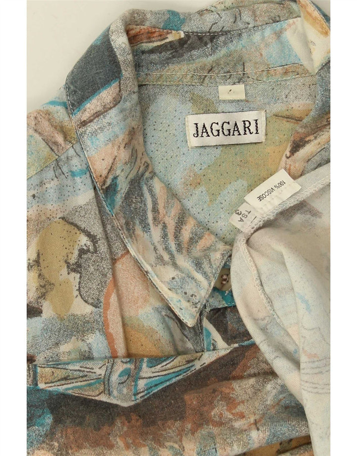 Camicia Vintage Uomo Large Patchwork Multicolor in Viscosa