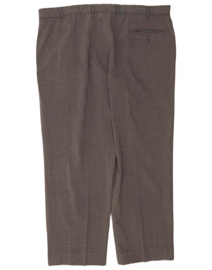 Marks & Spencer Mens Tailored Fit Straight Suit Trousers W40 L29 Grey
