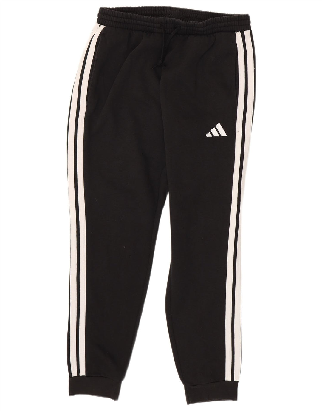 Adidas Mens Tracksuit Trousers Joggers Medium  Black Cotton