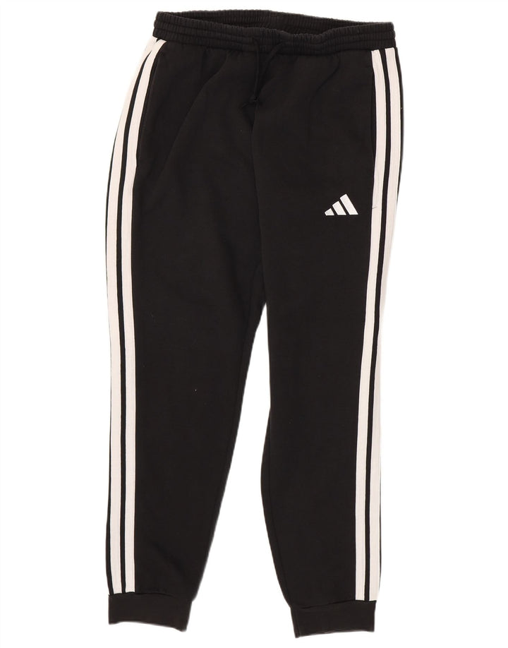 Adidas Mens Tracksuit Trousers Joggers Medium  Black Cotton