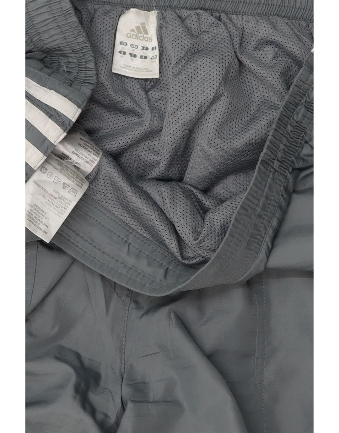 ADIDAS Womens Tracksuit Trousers Joggers UK 14 Large Grey Polyester