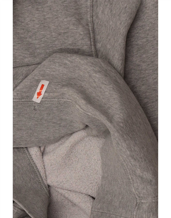 Nike Herre grafisk Regular Fit hættetrøje Jumper lille grå bomuld