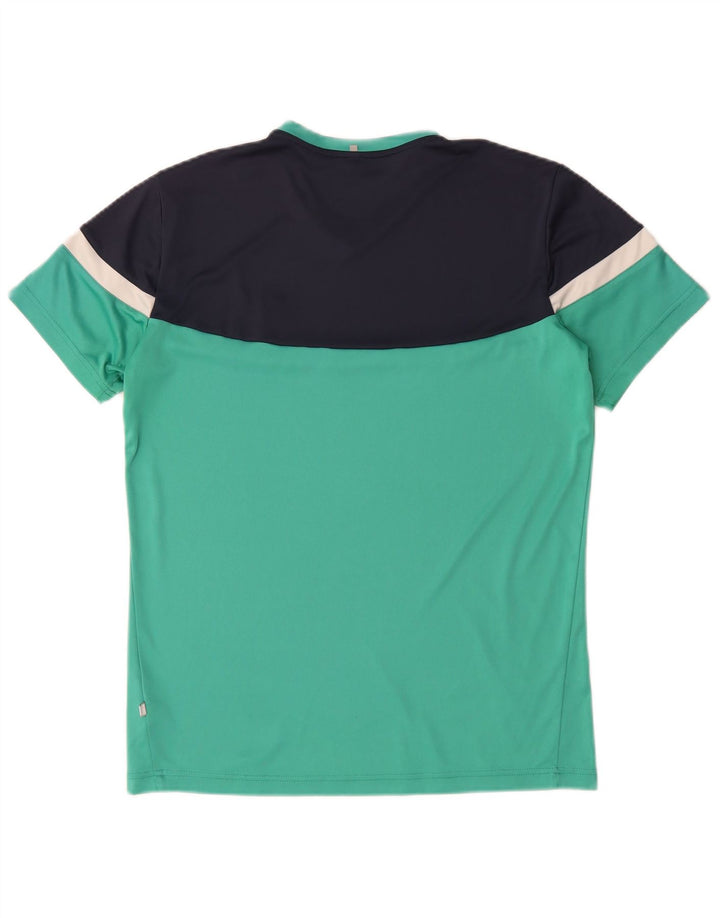 Camiseta Fila Hombre Top IT 50 Medium Turquesa Colorblock Poliéster