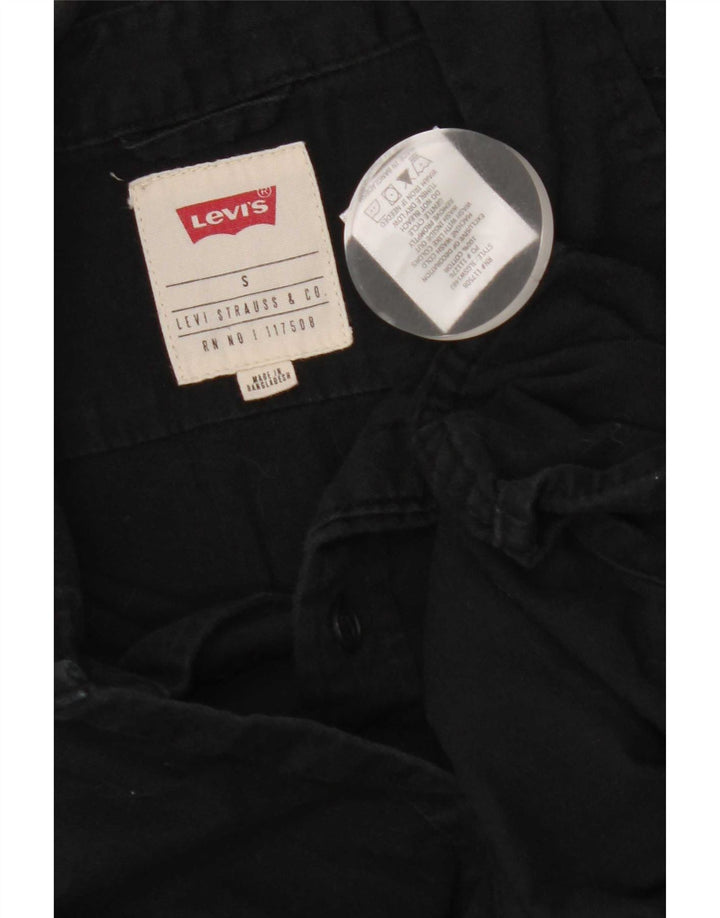 Levi's Chemise à Manches Courtes Homme Petit Noir Coton