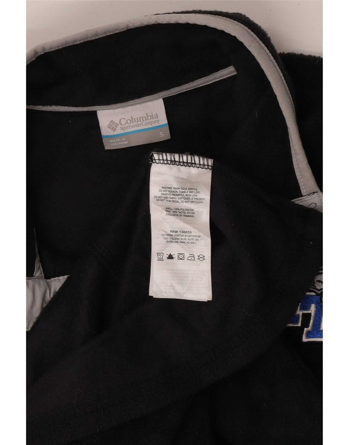 Columbia Womens Fleece Jumper UK 10 Small Black Polyester