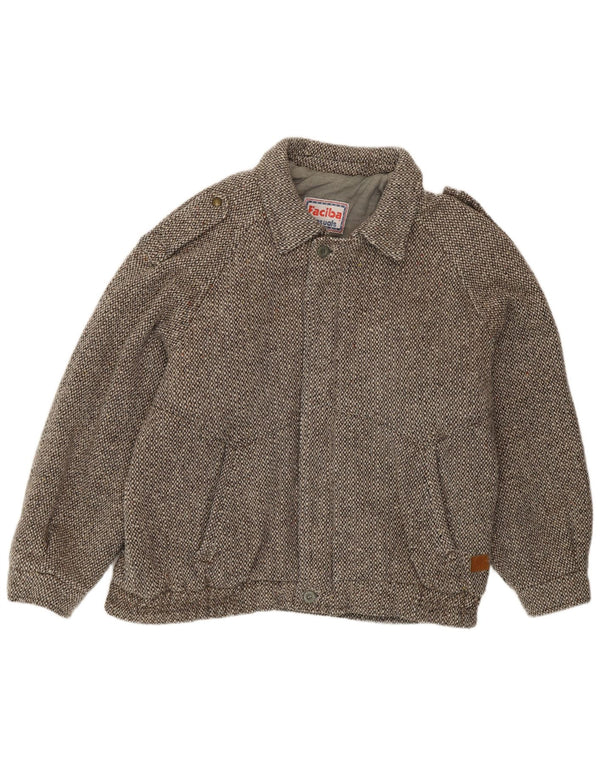 Giacca Militare Uomo Faciba IT 50 Large Grigio Chiazzato
