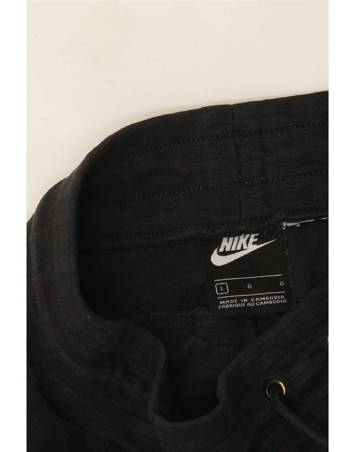 Nike Womens Tracksuit Trousers Joggers UK 14 Large Black