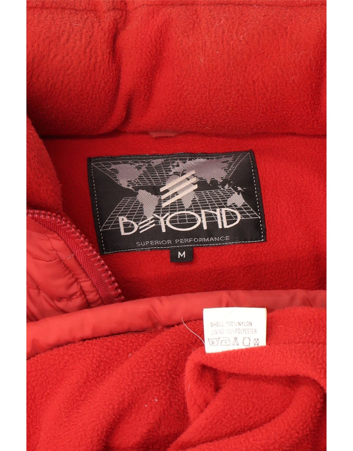 Beyond Chaqueta Acolchada Para Hombre ES 38 Medium Rojo Colorblock Nylon