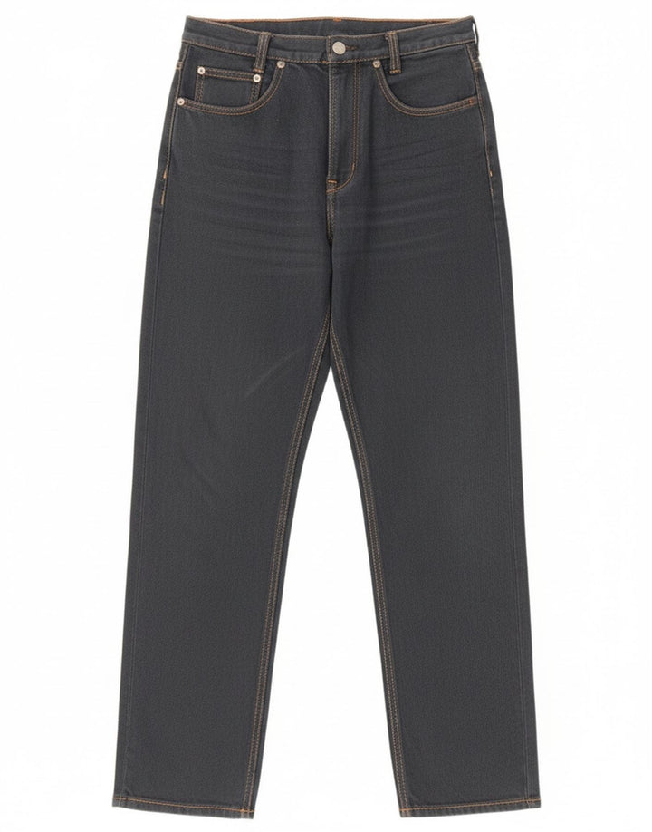 Ritt Womens Straight Jeans W26 L30 Navy Blue Cotton