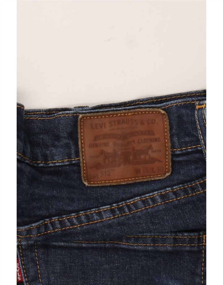 Levi's Mens 512 Slim Tapered Jeans W31 L27 Navy Blue