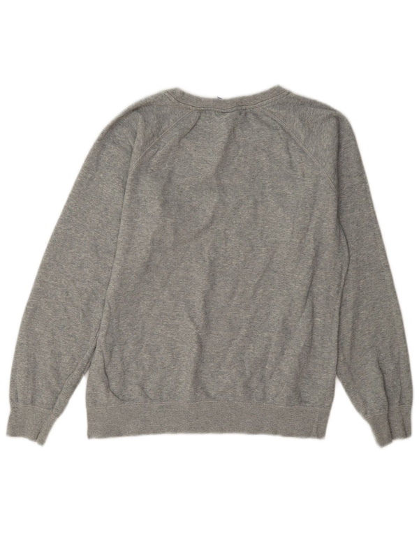 Champion Womens Graphic Sweatshirt Pullover UK 10 Small Grau Baumwolle