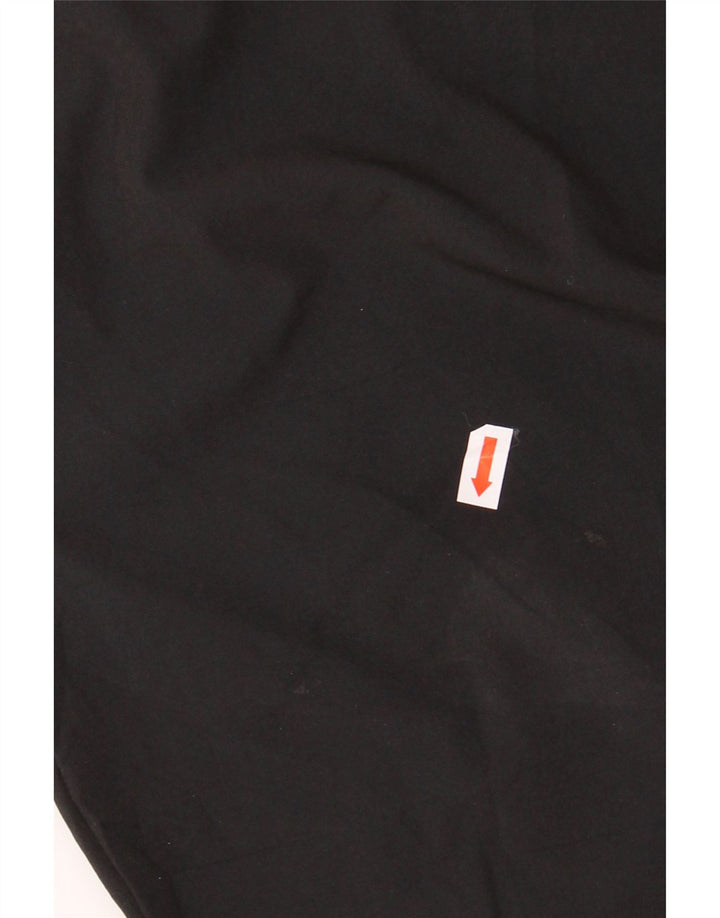 ADIDAS Mens Straight Chino Trousers W40 L32 Black Polyester