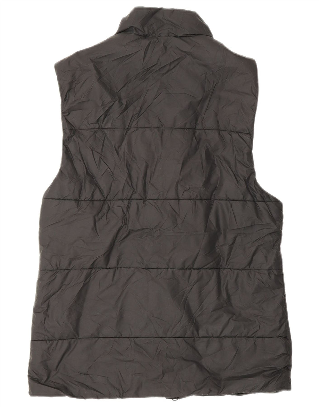 ADIDAS Polstret Gilet til kvinder UK 10 Lille sort polyester