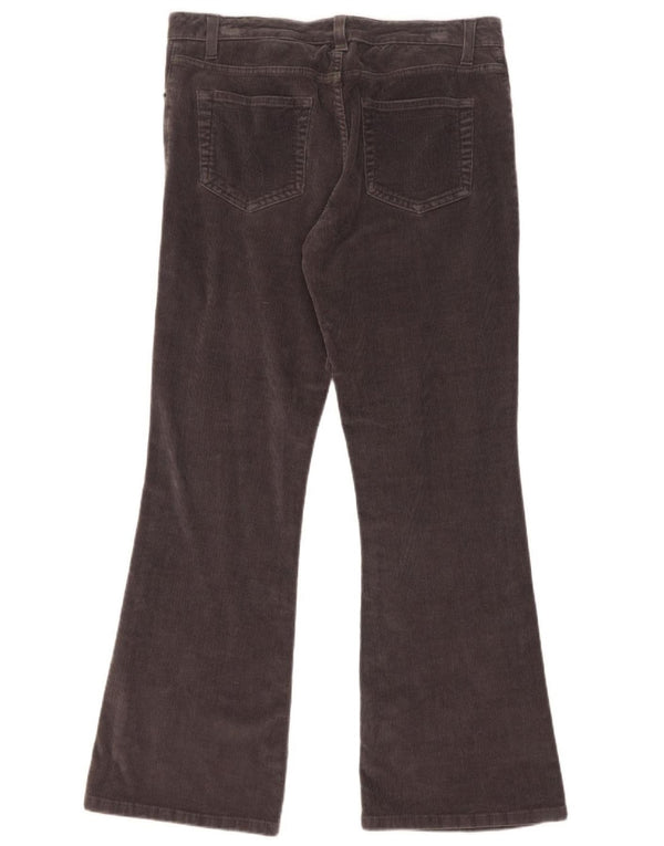 Женские вельветовые брюки-клеш Calvin Klein США 8, средние W32 L30, серый хлопок