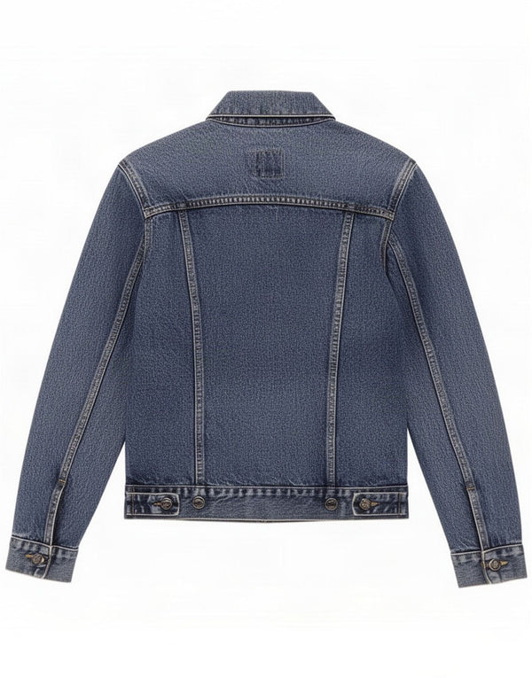Gas Mens Denim Jacket UK 38 Medium Blue