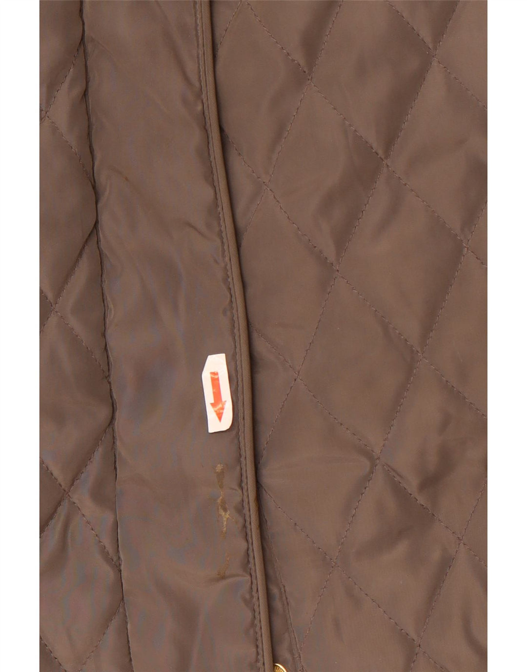 Michael Kors Quiltet jakke til kvinder UK 18 XL Brun Polyester