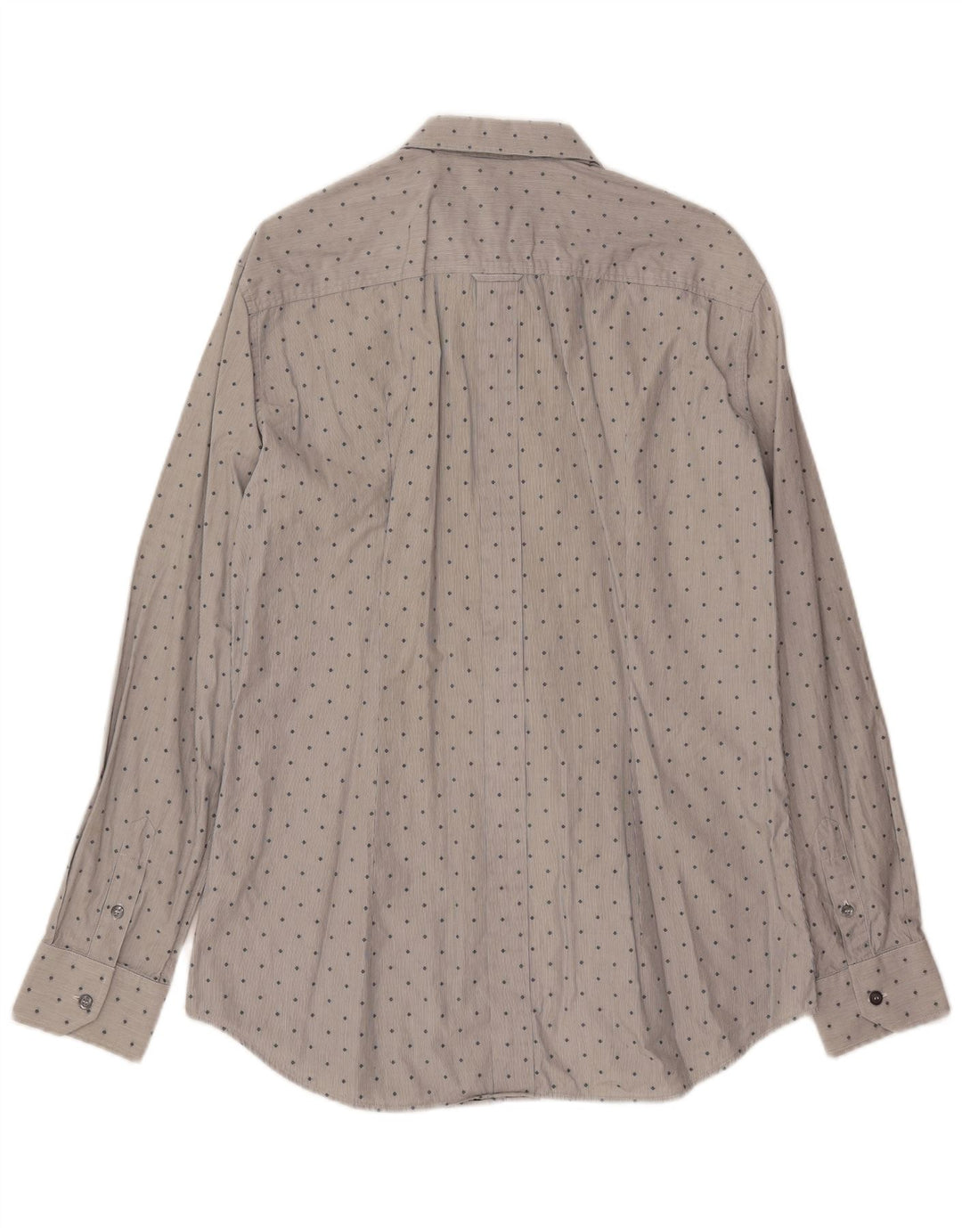 DOLCE & GABBANA Camisa BRAD De Algodón Con Motivos Gris Medio Hombre