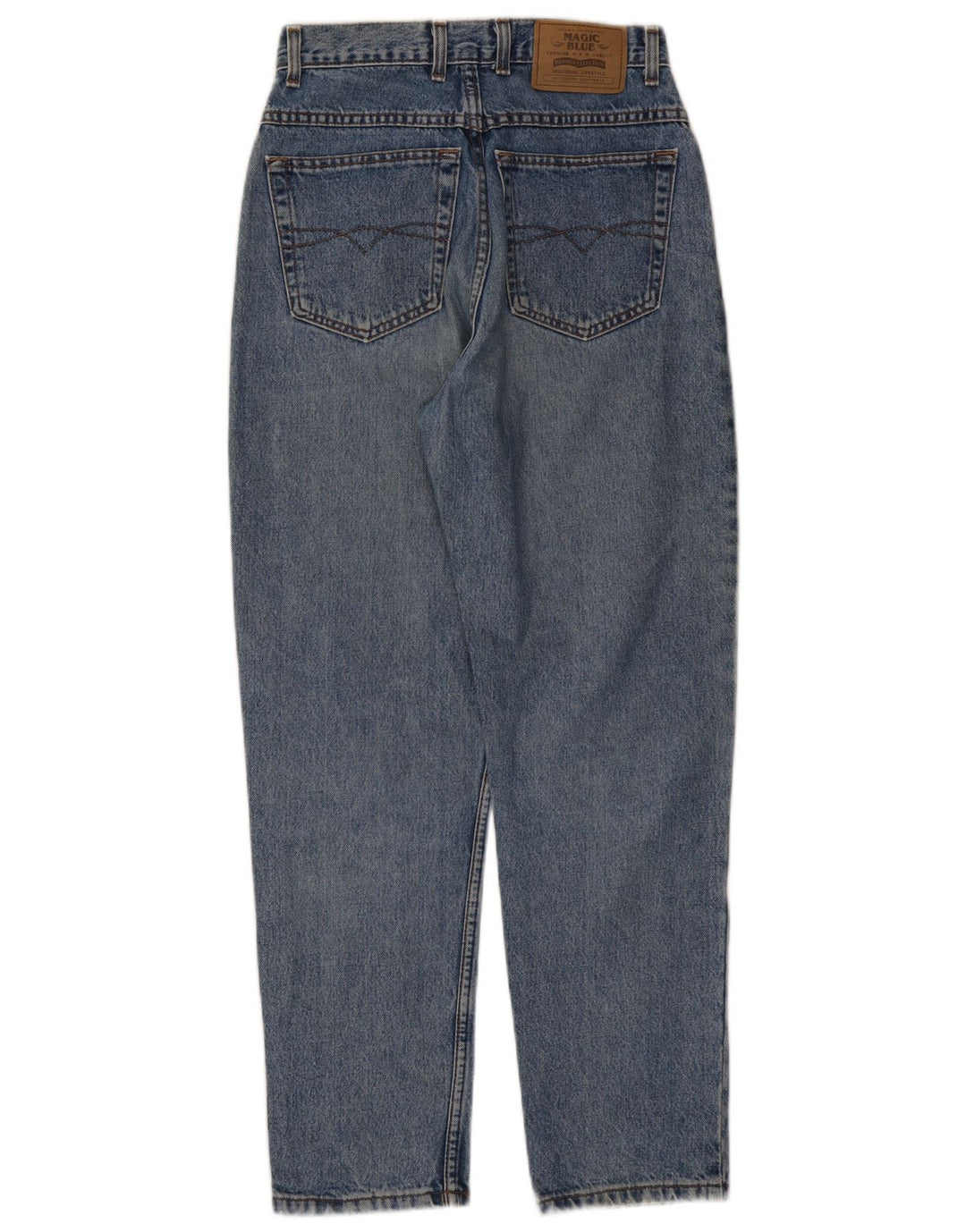 Vaqueros cónicos Magic para mujer EU 40 Medium W26 L29 Algodón azul