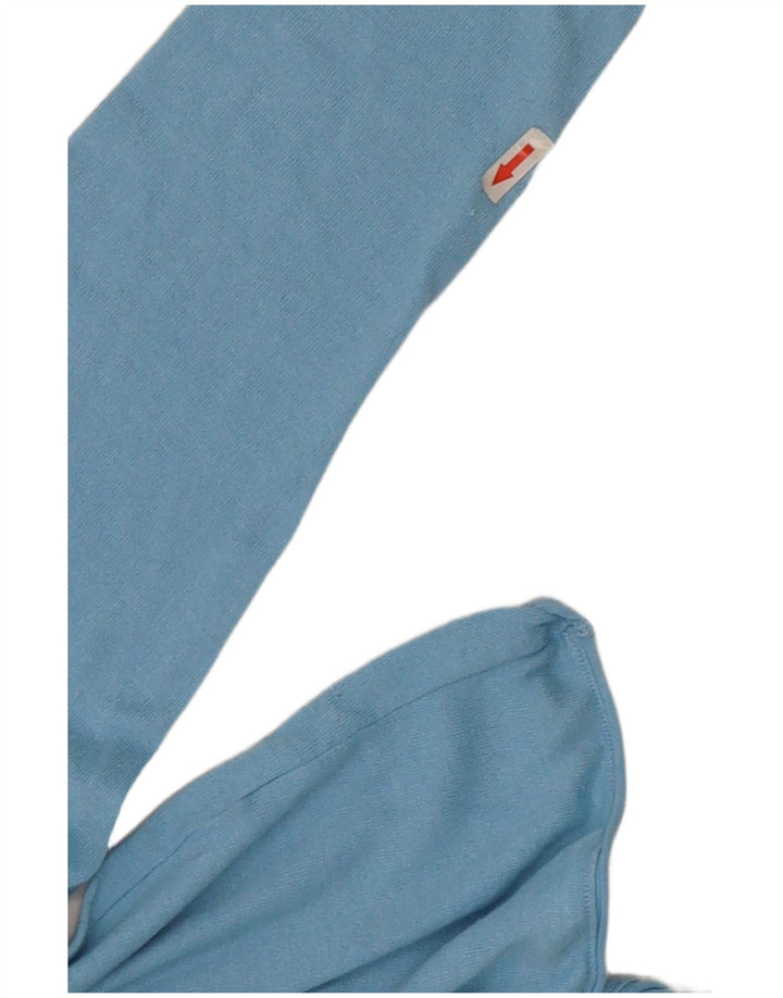 Zara Herren-Pullover mit Rundhalsausschnitt, Größe L, Blau
