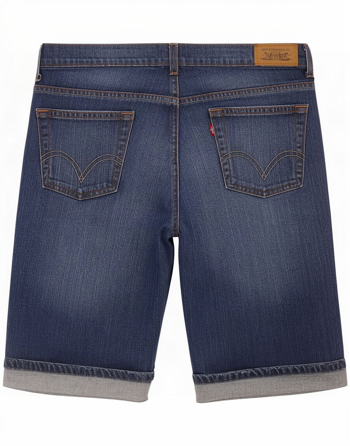 Levi's Womens 515 Denim Shorts US 8 Medium W30 Blue Cotton