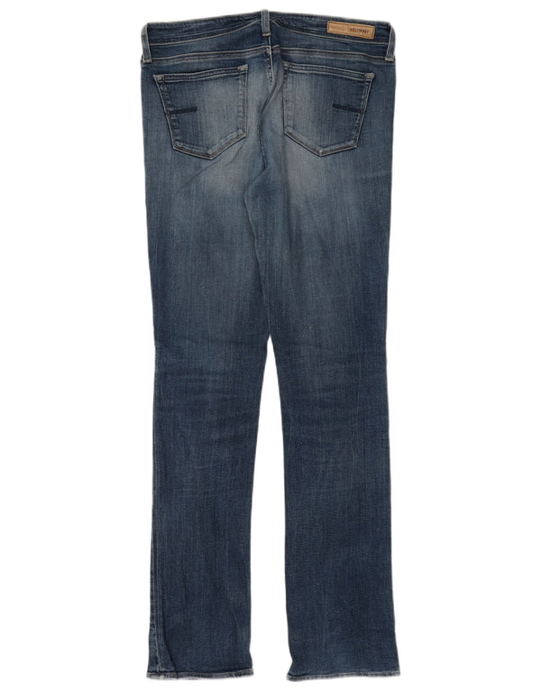 Meltin' Pot Womens Slim Jeans W28 L34 Blue Cotton