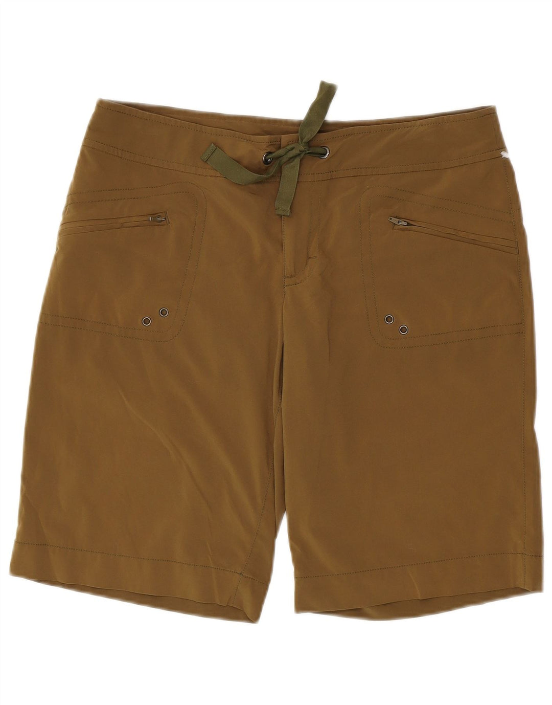 ATHLETA Womens Cargo Shorts US 8 Medium W34  Khaki Polyester