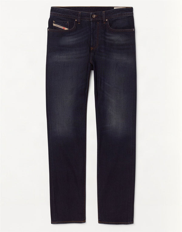 Diesel Hombre Buster Regular Slim Tapered Jeans W32 L32 Algodón Azul Marino