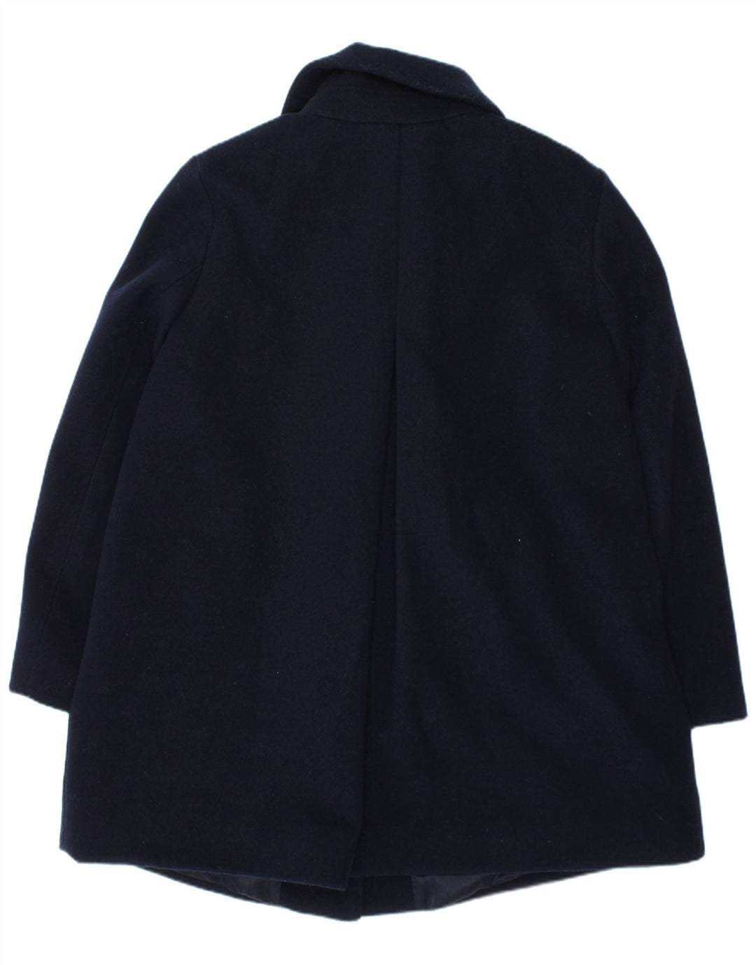 Monsoon Girls Overcoat 7-8 Years Navy Blue Polyester