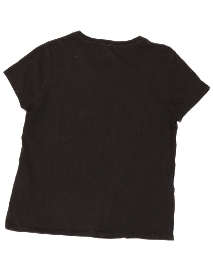 Levi's Damen-T-Shirt in Übergröße mit Grafik, UK 14, mittelschwarz, Baumwolle