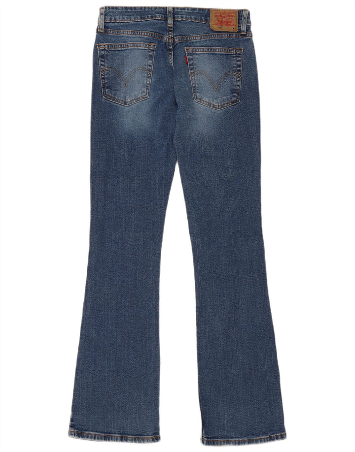 Levi's Jean Bootcut Super Low Femme US 5 Medium W30 L31 Bleu Coton