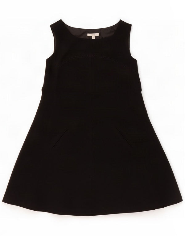 Abito a trapezio senza maniche da donna Marks & Spencer UK 12 Poliestere nero medio