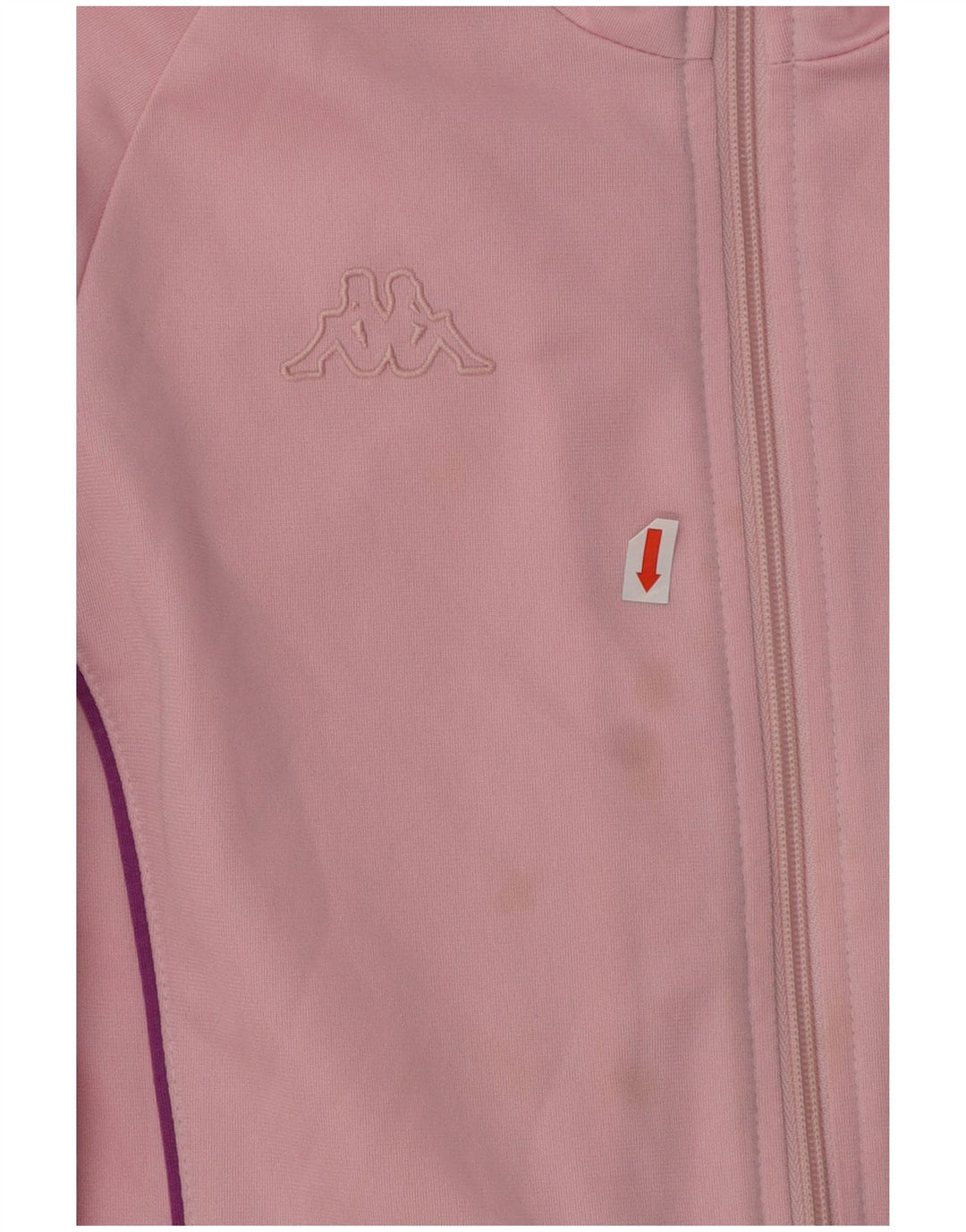 KAPPA Womens Tracksuit Top Jacket UK 14 Large Pink