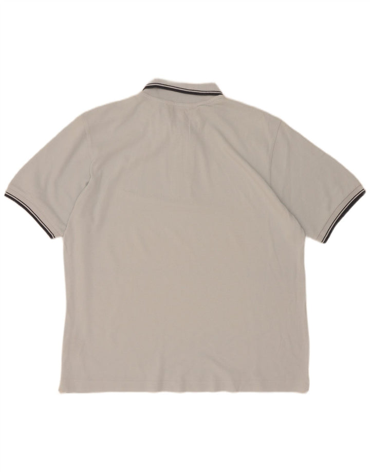 Polo Kappa Hombre Small Azul Algodón